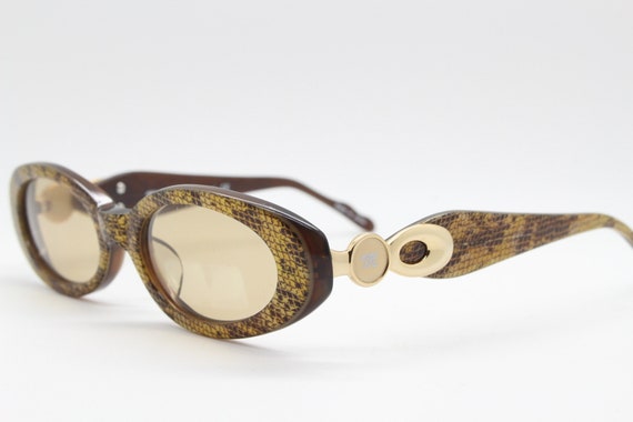 Vintage Oversized Sunglasses NOS JAPAN Vintage Unique Japan Oversized Sunglasses Rare Unique Nice  main image 4