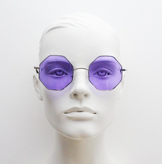 90s Vintage Octagon Gold Sided 60s Design With