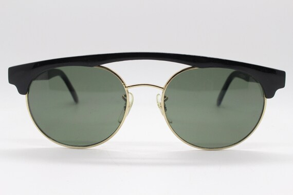 Linda Farrow vintage 80s sunglasses model 218. Dy… - image 2