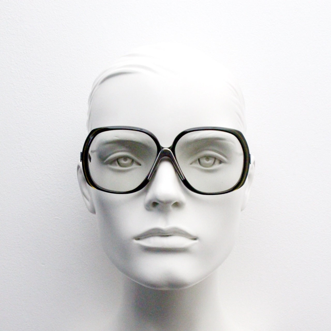 Jacques Esterel Paris 60's Vintage Glasses. Oversized Black