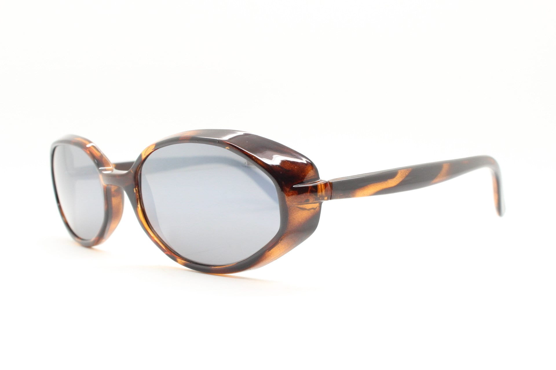 90s Vintage Oval Octagon Sunglasses. Curved 'goggle' - Etsy UK