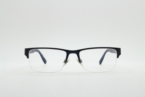 Ralph Lauren navy blue half frame glasses model 1… - image 3