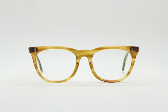 Vintage 40s slim wayfarer design glasses made in … - image 1