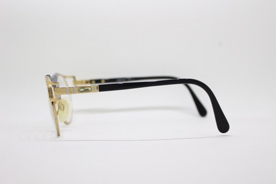 Cazal vintage 90s glasses model 244. Round gold o… - image 4