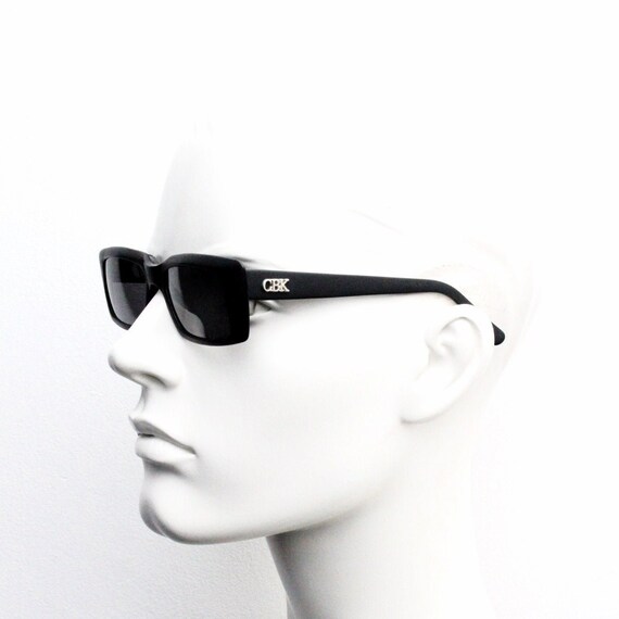 Caroline BK 90s vintage cat eye sunglasses. Razor… - image 3