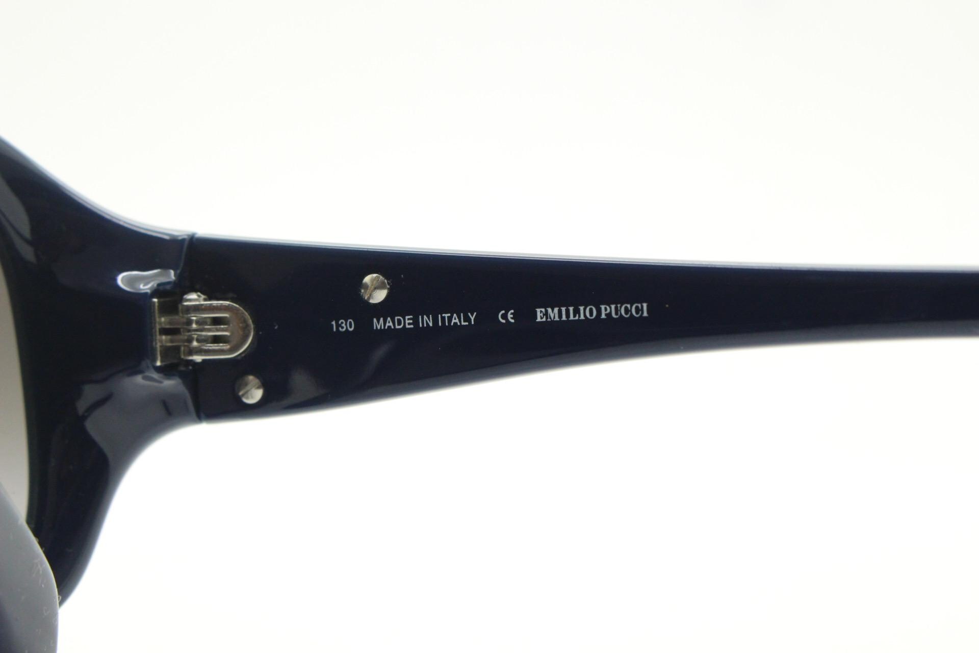 Emilio pucci y2k sunglasses Emilio Pucci Y2K Vintage Big Rectangular Sunglasses Made in  main image 2