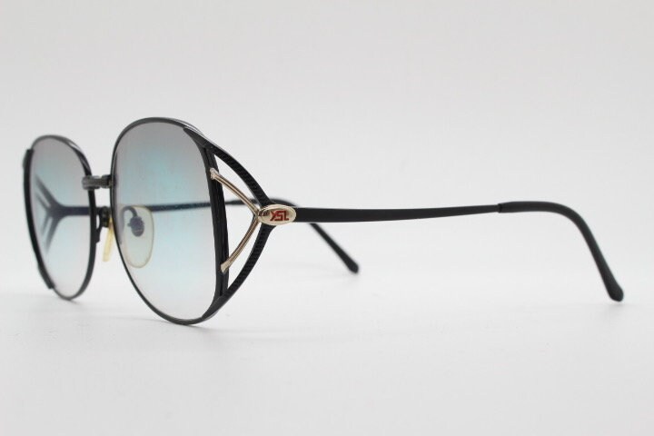 Yves Saint Laurent 80s Vintage Oversized Sunglasses Made in Yves Saint Laurent 80s Vintage Oversized Sunglasses Made in