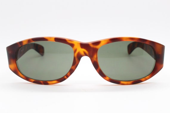 90s vintage cat eye sunglasses. Mottled tortoise … - image 3