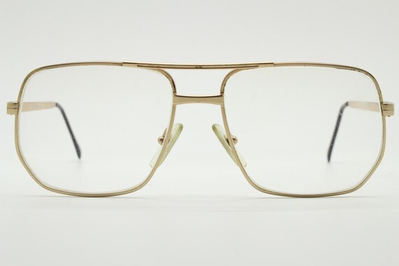 Apollo Optik 70s vintage angular square aviator e… - image 4