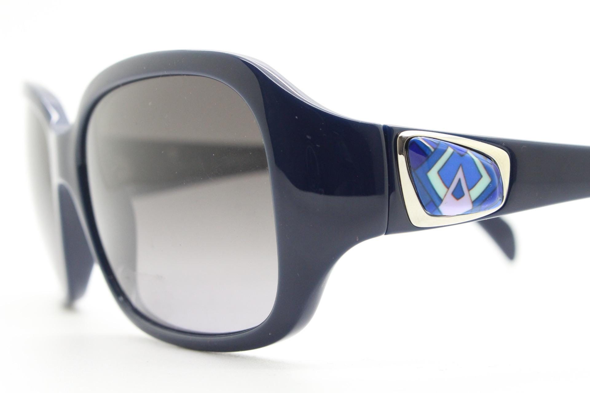 Emilio Pucci Y2K Vintage Big Rectangular Sunglasses Made in  display picture 3