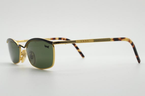 Look 90s vintage small rectangular sunglasses mad… - image 6