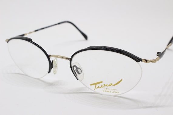 Tura 90s vintage oval glasses model 675 EBG made … - image 1