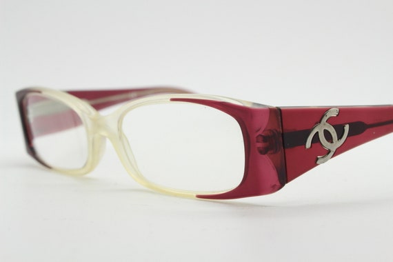 Chanel Y2K Vintage Glasses Model Made in Purple - Etsy