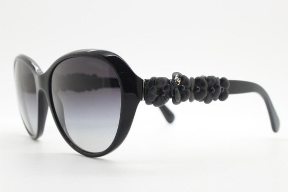 CHANEL Acetate Butterfly CC Sunglasses 5386 Black 1209963