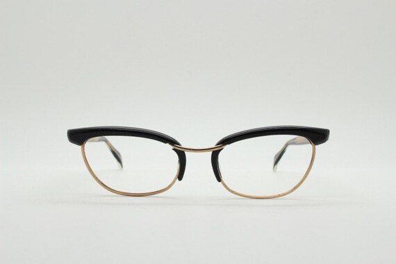50s vintage pointed cat eye glasses made in Spain… - image 2