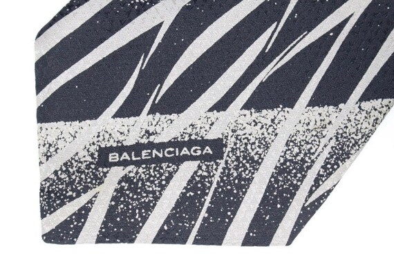 Balenciaga 70s vintage all silk necktie made in E… - image 6