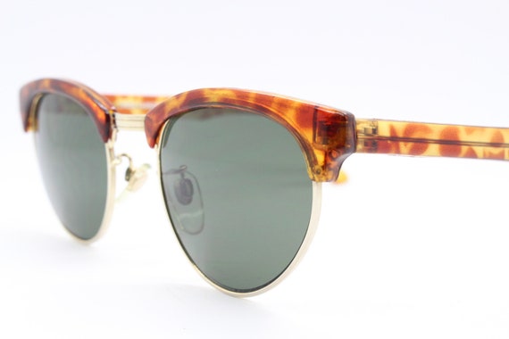 Linda Farrow 80s vintage brow line sunglasses mod… - image 3