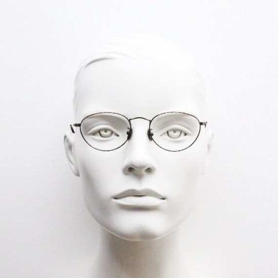 Marcolin 90s Vintage Wire Eye Glasses Made in Italy. Satin  display picture 1