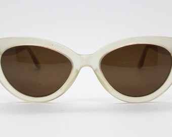 F Sottile 90s Vintage Cat Eye Sunglasses Model Marina Hand  display picture 1