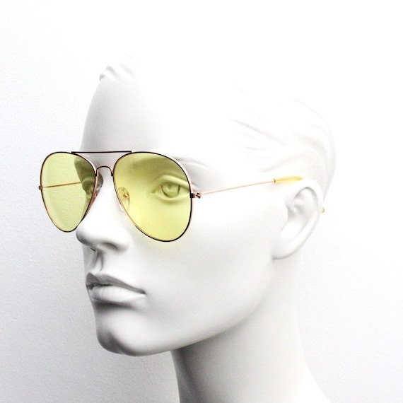 Lunettes soleil Aviator Verres Jaunes