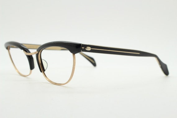 50s vintage pointed cat eye glasses made in Spain… - image 5