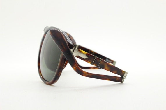 Persol Folding Polarized Keyhole Sunglasses - Brown