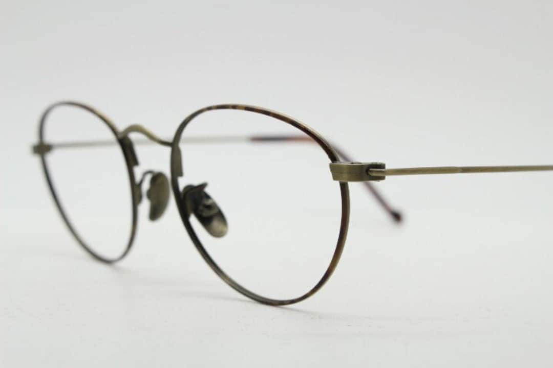 Marcolin 90s Vintage Wire Eye Glasses Made in Satin Bronze