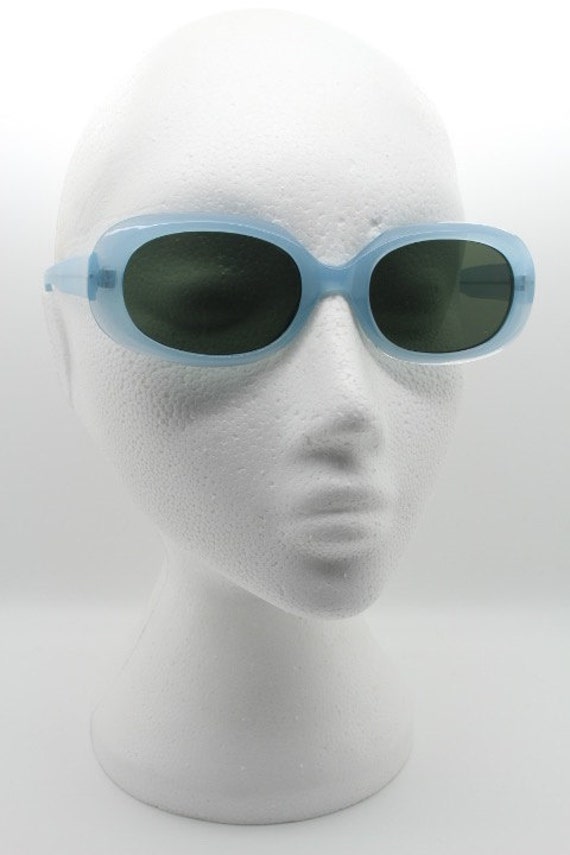 Vintage Sunglasses 1960s Light Mint Blue Oval Plastic Sunglasses Polaroid Polaroid Cat Eye Original Vintage Sunglasses for sale | eBay main image 4