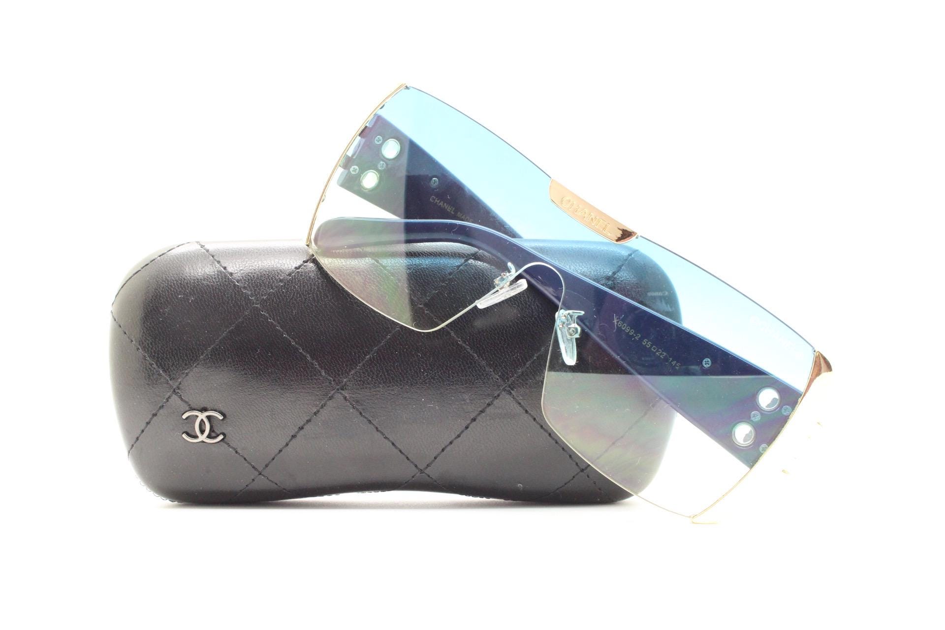 Y2k Vintage Chanel Sunglasses - Etsy