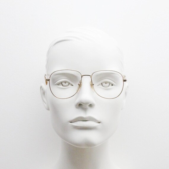 Desil 80s Vintage Metal Aviator Eye Glasses Made in Italy  display picture 2