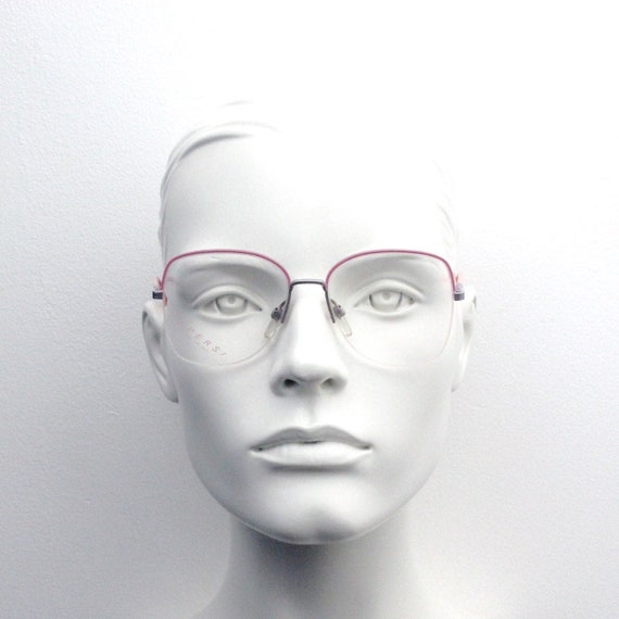 Capers 80s vintage half frame aviator glasses mod… - image 1