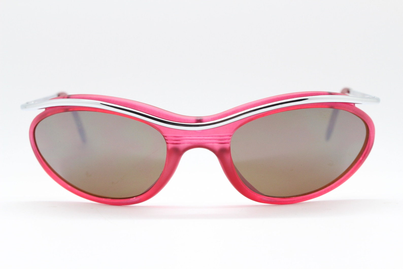 Y2K Vintage Red Sunglasses. Suspended Wraparound Transparent Etsy