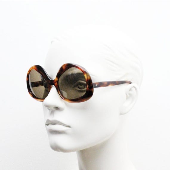 Vintage Oversized Hexagon Sunglasses 1960’s 60s Vintage Oversized Hexagon Sunglasses. Phenomenal Womens  main image 4