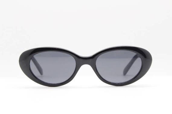 Lunettes De Soleil En Métal à Demi-monture Vintage Cat Eye - Achat / Vente Lunettes De Soleil