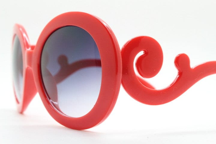 Y2K Vintage Oversized Round Sunglasses. Women