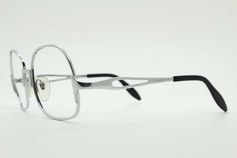 Strahlen 60s Vintage Angular Square Eye Glasses Made in Italy. Refined ...