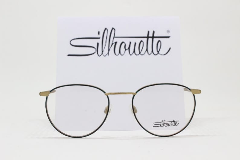 silhouette round glasses