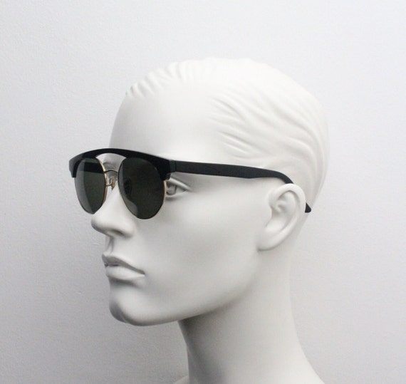 Linda Farrow vintage 80s sunglasses model 218. Dy… - image 10