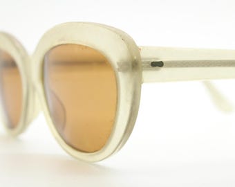 Caroline BK 90年代ヴィンテージ、イタリア製、長方形のキャットアイ