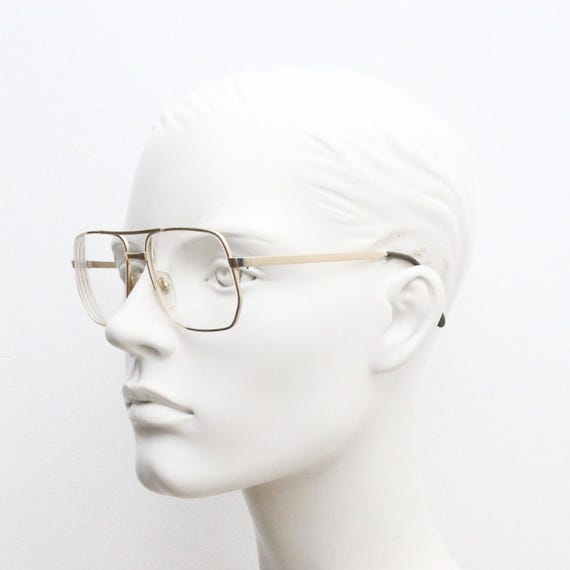 Apollo Optik 70s vintage angular square aviator e… - image 2