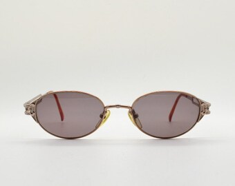 Jean Paul Gaultier 90s Vintage Oval Sunglasses Model 58-5103 Made