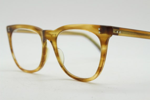 Vintage 40s slim wayfarer design glasses made in … - image 3