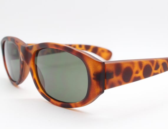 90s vintage cat eye sunglasses. Mottled tortoise … - image 1