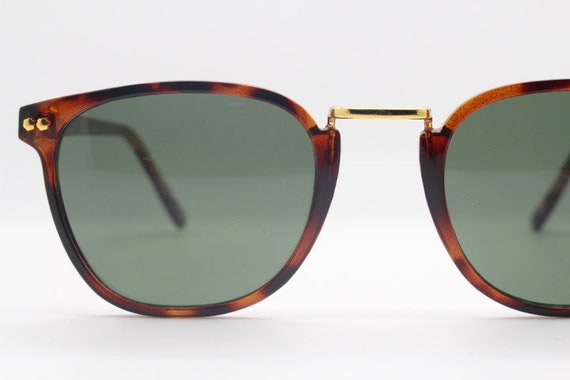 90s vintage sunglasses. Tortoise 50s, 40s style f… - image 7