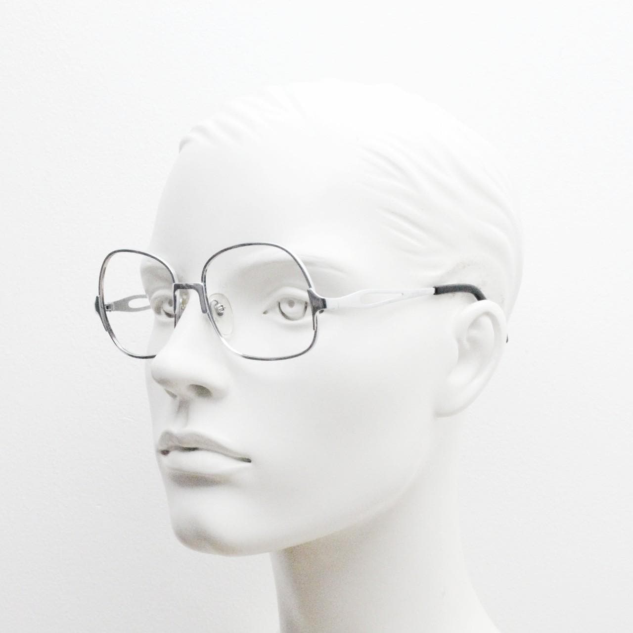 Strahlen 60s Vintage Angular Square Eye Glasses Made in Italy. Refined ...