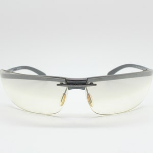 Chanel Y2K Vintage Visor Sunglasses Model 6003. Minimal Half Frame