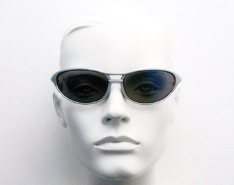 Xojox Wrap Sunglasses Men Women Hairband Black Silver Shades Xojox Wrap Sunglasses Men Women Hairband Black Silver Shades