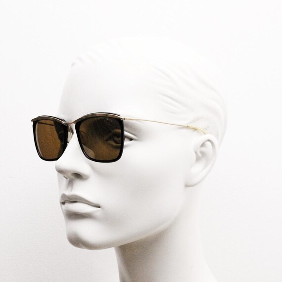 Vintage 50s rectangular sunglasses. Classical per… - image 2