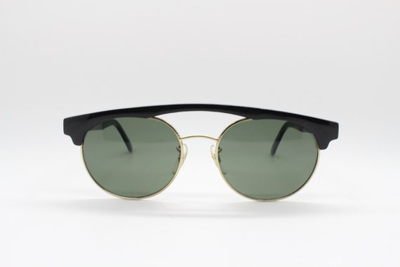 Linda Farrow vintage 80s sunglasses model 218. Dy… - image 1