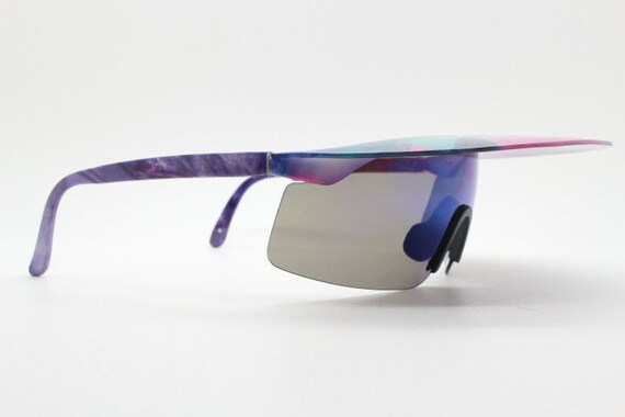 Mind bending 80's vintage visor sunglasses. Abstr… - image 6